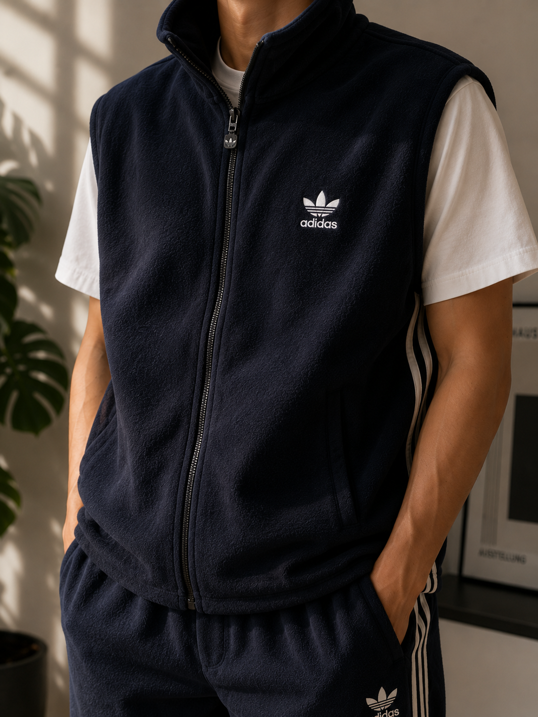 Adidas Originals Fleece Weste Größe M