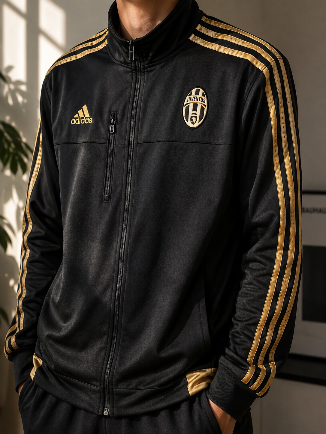 Adidas Juventus Trainingsjacke Größe M