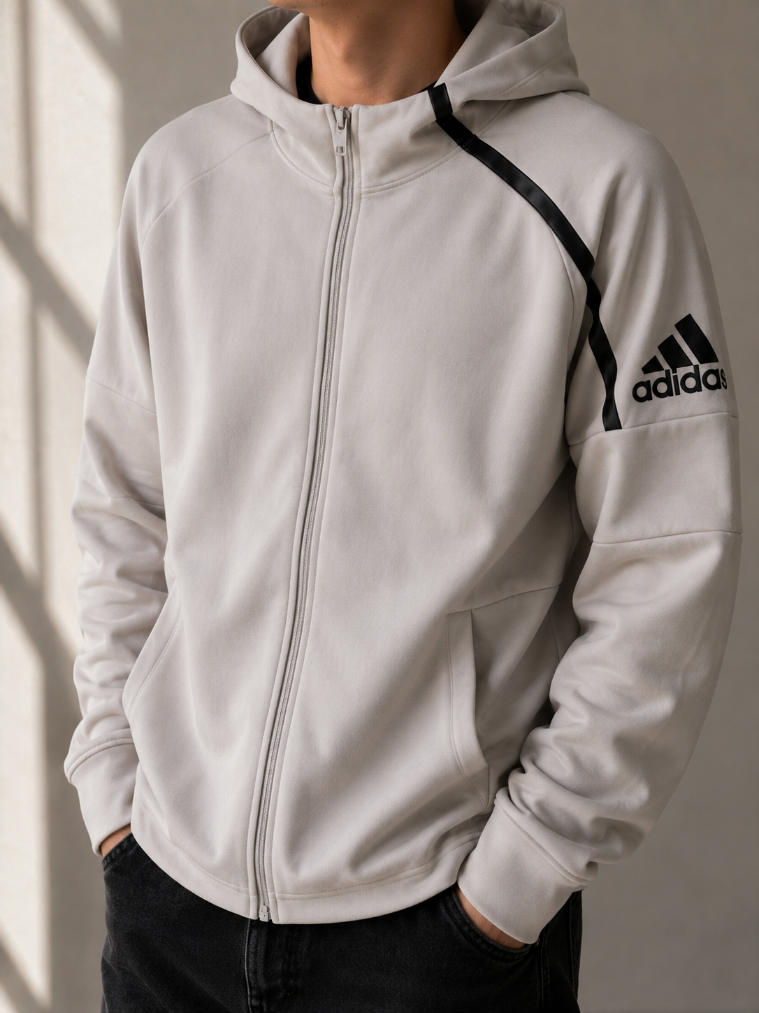 Adidas Trainingsjacke Sportjacke - Größe L