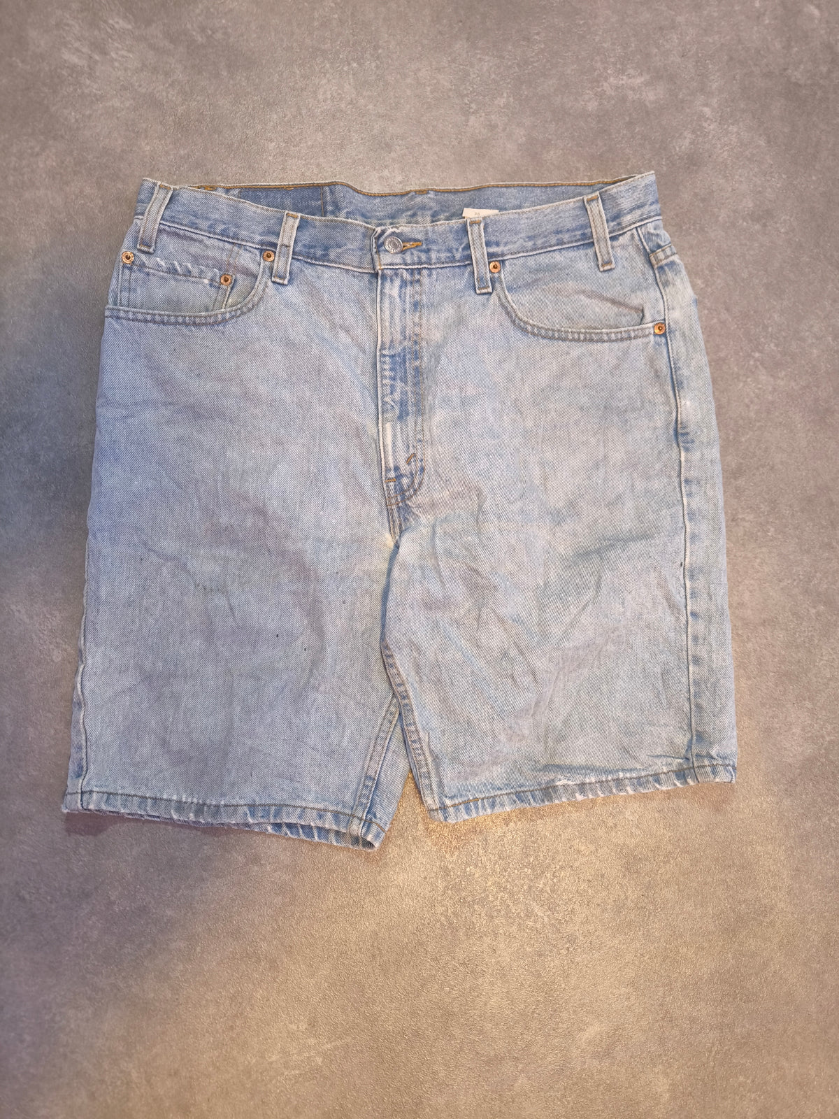 Levi’s 505 Jeans Shorts W36 Hellblau | Regular Fit Denim Vintage Style