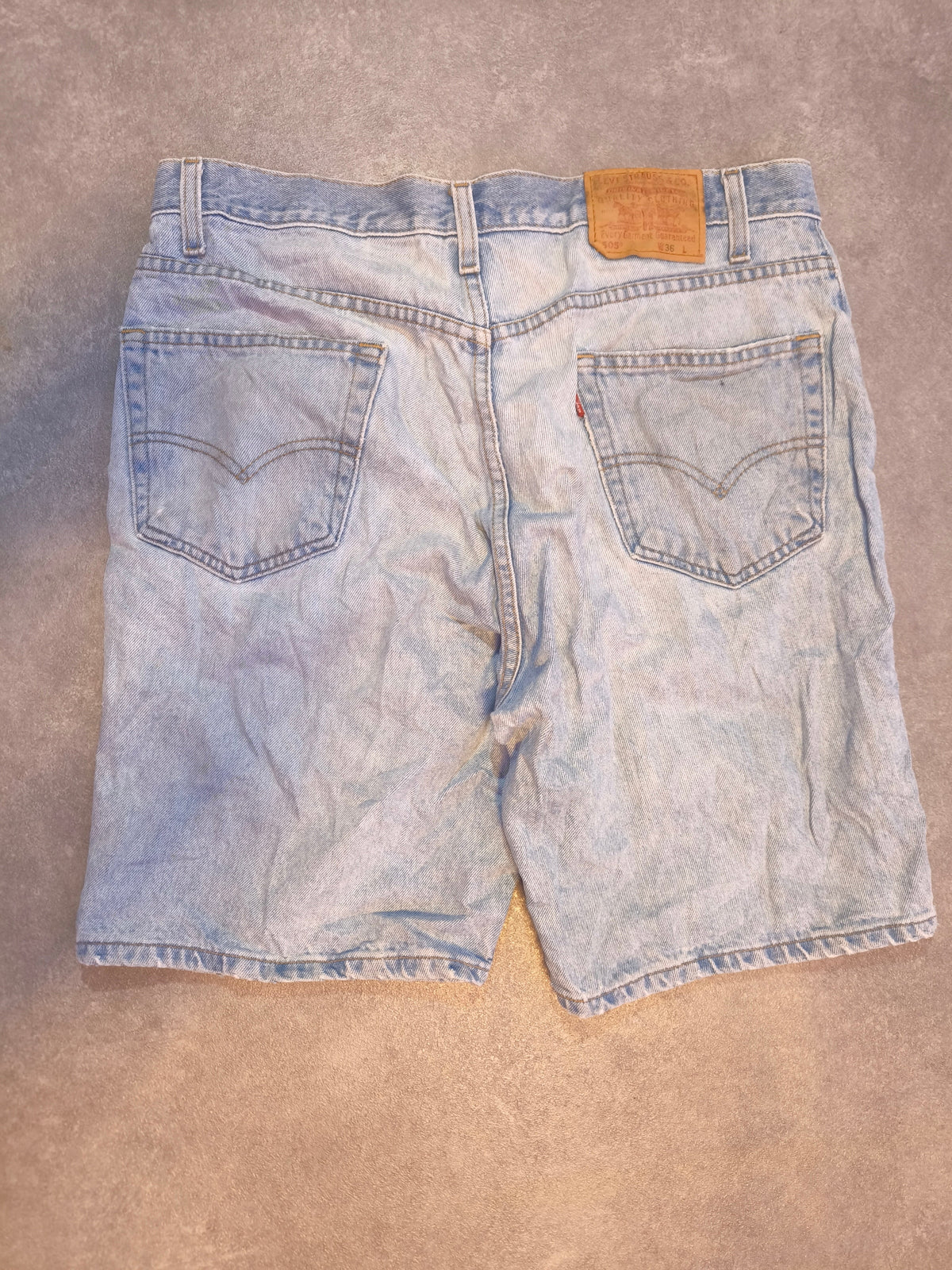 Levi’s 505 Jeans Shorts W36 Hellblau | Regular Fit Denim Vintage Style