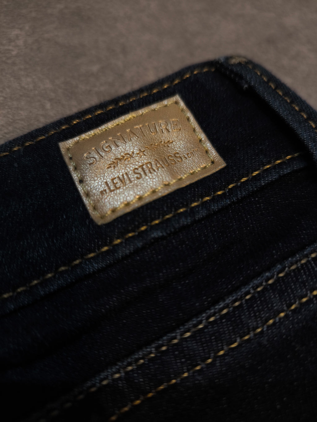 Levi Strauss Signature Jeans Dunkelblau | Modern Slim Boyfriend | Dark Denim