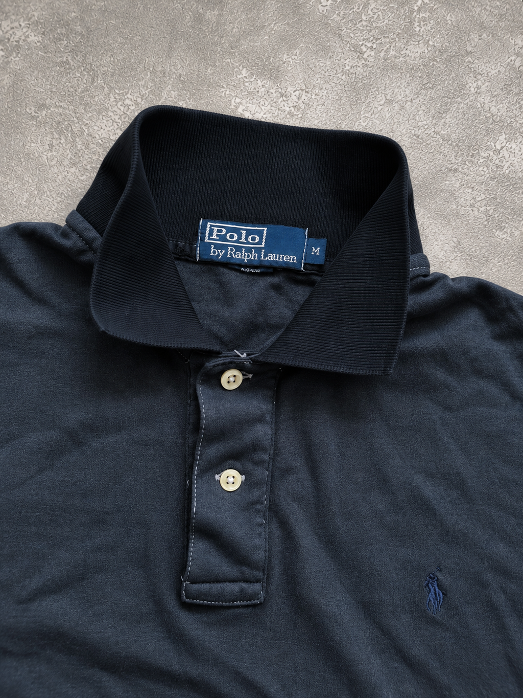 Polo Ralph Lauren Vintage Poloshirt Dunkelblau