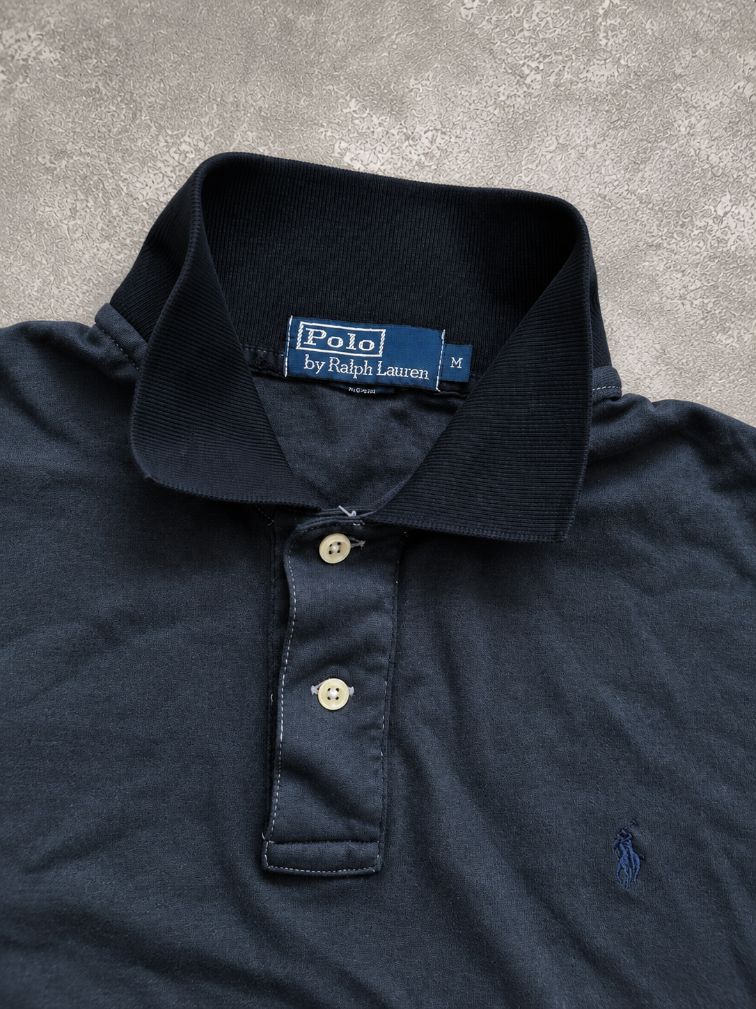 Polo Ralph Lauren Vintage Poloshirt Dunkelblau