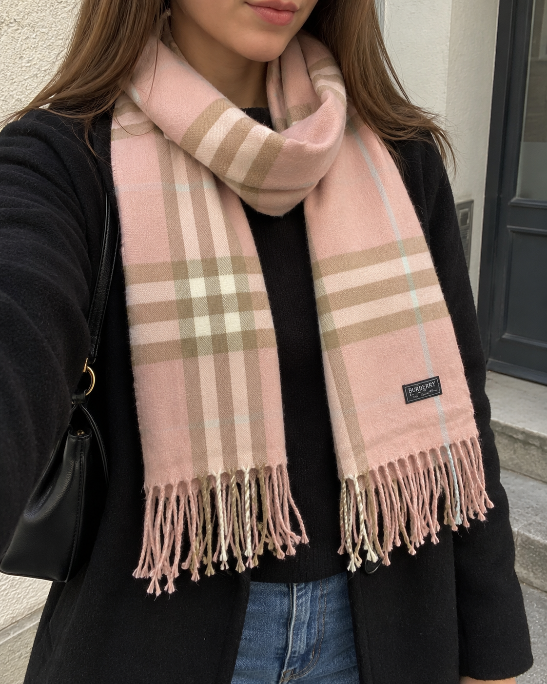 Vintage Burberry Schal - Pink