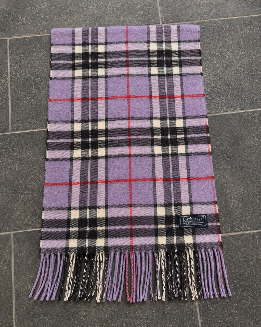 Vintage Burberry Schal - Lila