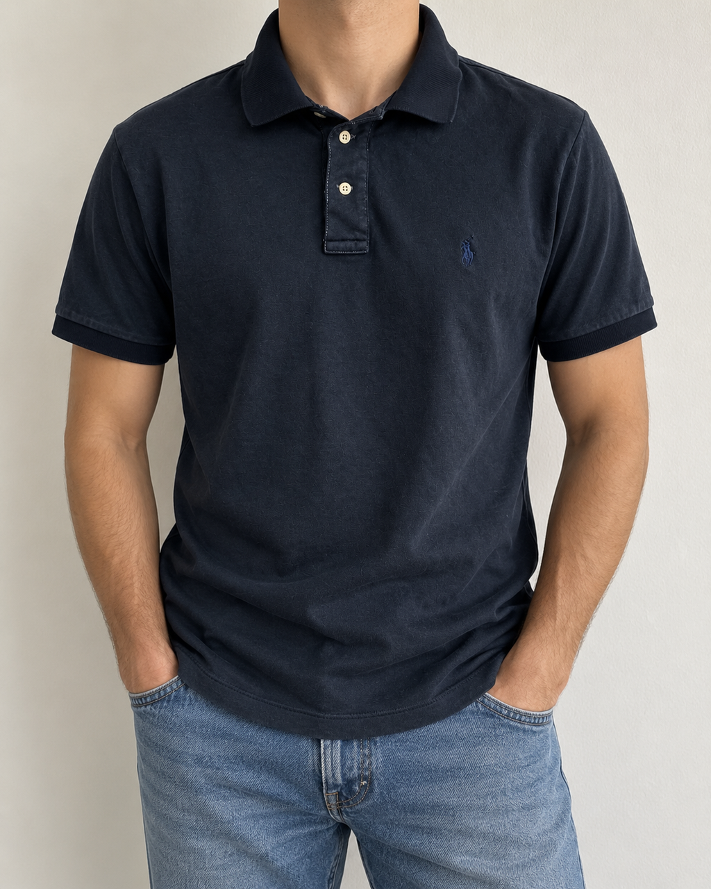 Polo Ralph Lauren Vintage Poloshirt Dunkelblau