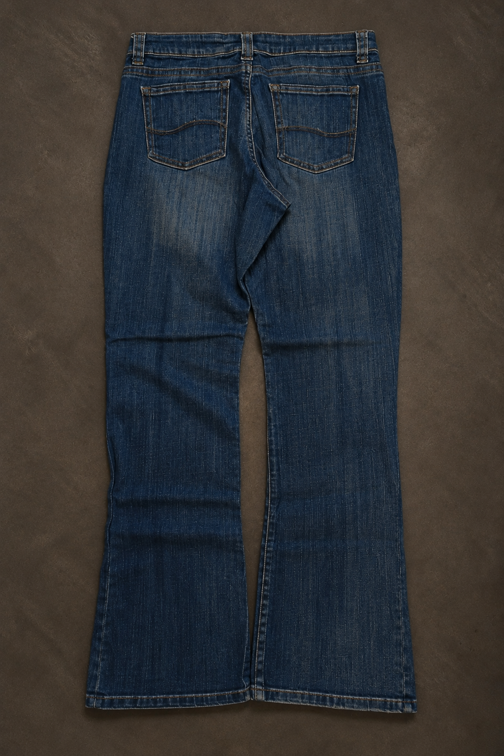 Lee Slender Secret Bootcut Jeans Y2K Low Rise Vintage Blue Denim