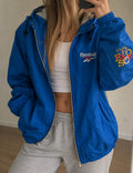 Vintage Reebok Windbreaker Blau- Fun Expo - Gr. M